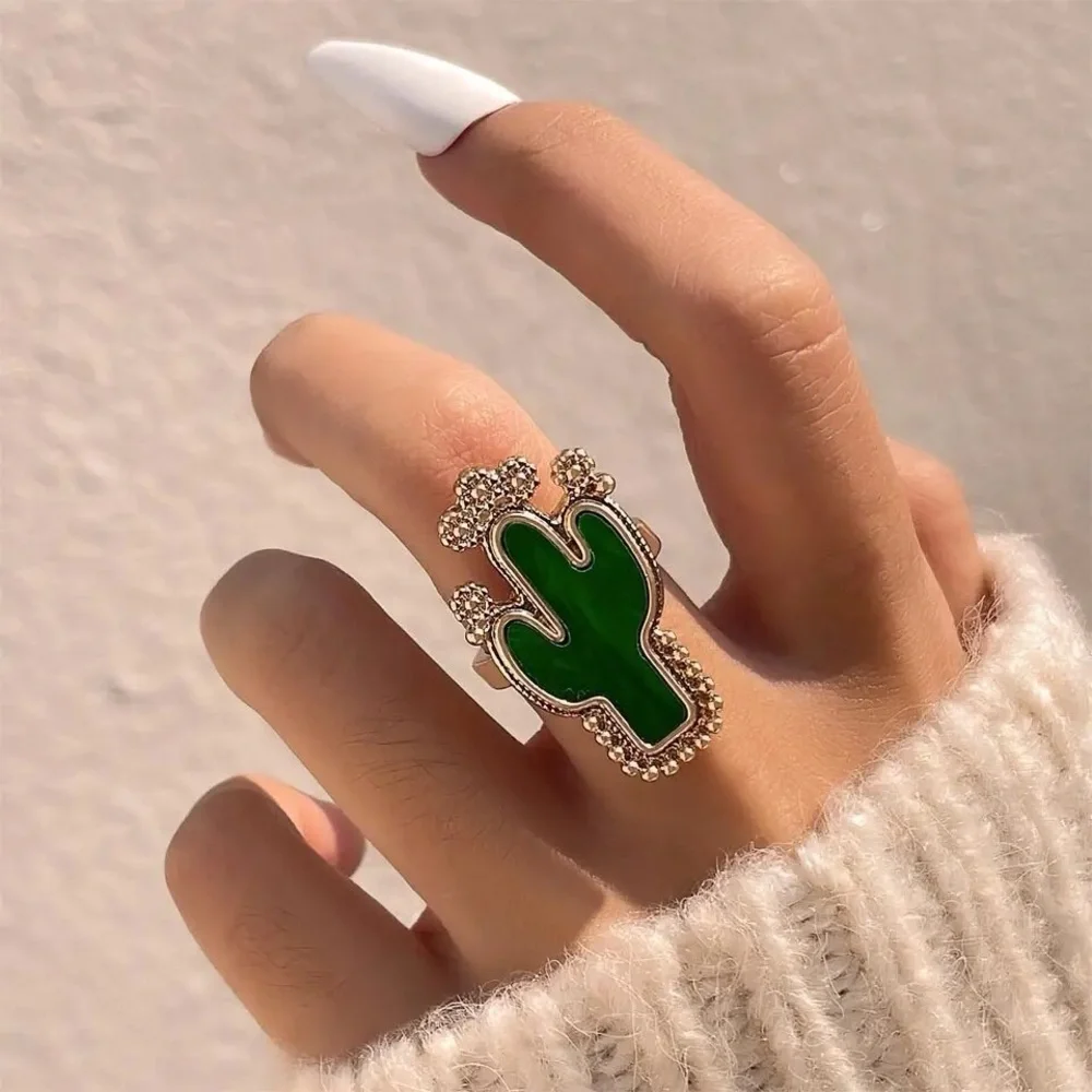 Cactus Statement Ring